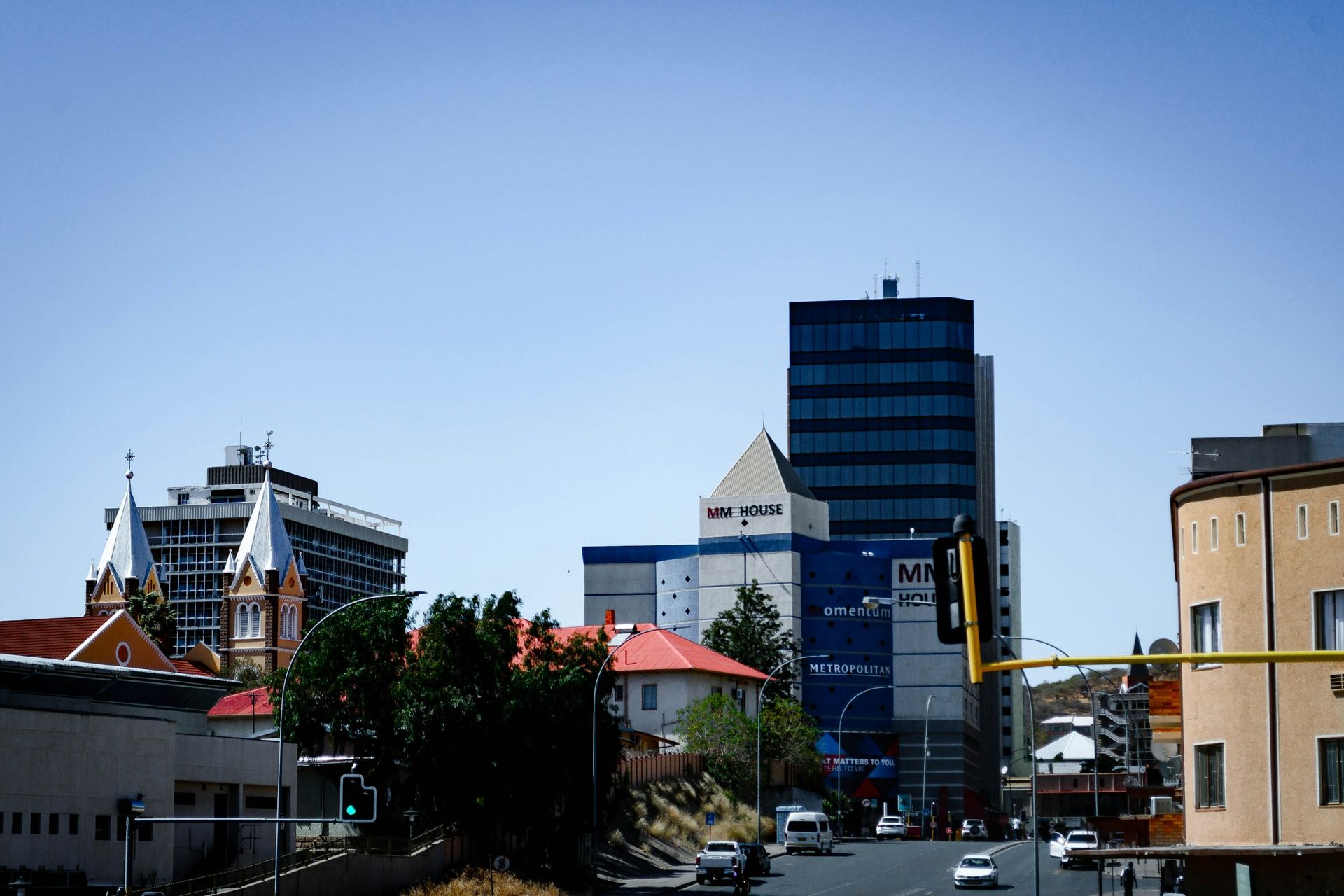 Street scene in central Windhoek